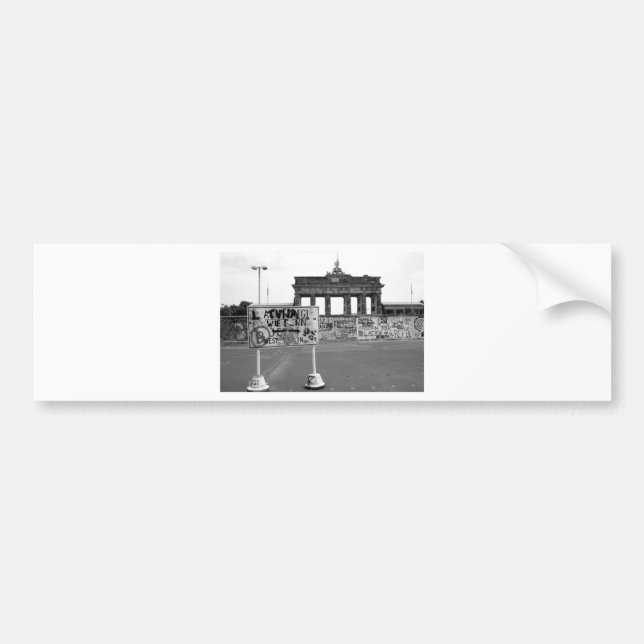 Berlin Wall Bumper Sticker (Front)