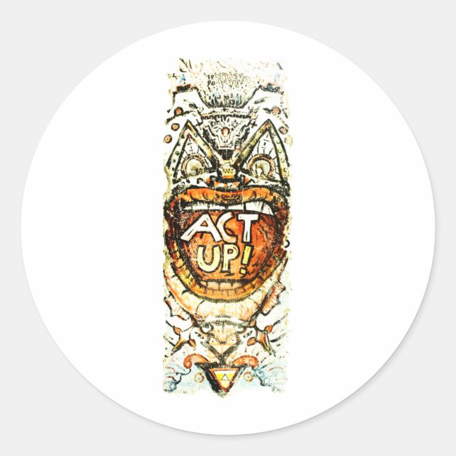 Berlin Wall Classic Round Sticker (Front)