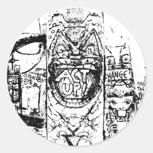 Berlin Wall Classic Round Sticker