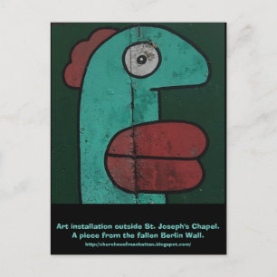 Berlin Wall image Postcard