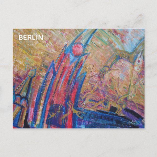 Berlin Wall Postcard (Front)