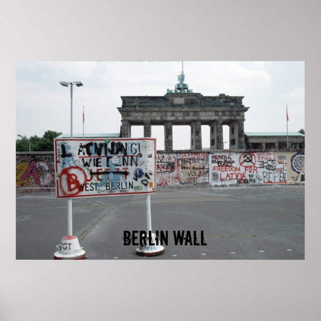 Berlin Wall Poster (Front)