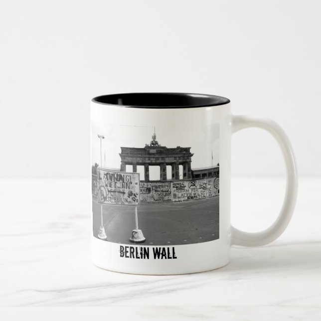 Berlin Wall Two-Tone Coffee Mug (Right)