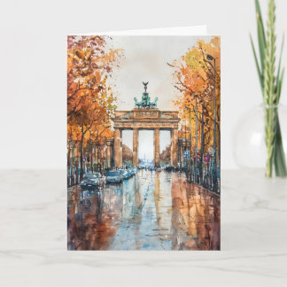 Berlin Watercolor 3 Card