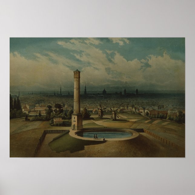 Berlin waterworks, c.1860 poster (Front)