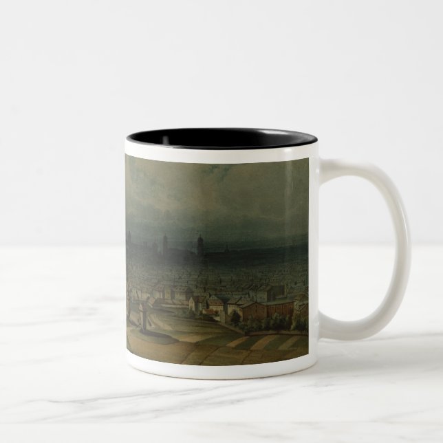 Berlin waterworks, c.1860 Two-Tone coffee mug (Right)