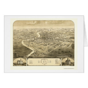 Berlin, WI Panoramic Map - 1867