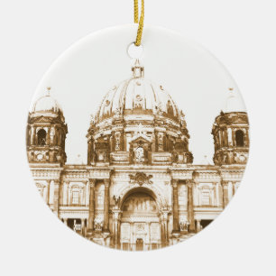 Berliner Dom in Berlin, Germany Ceramic Tree Decoration