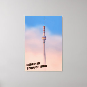 Berliner Fernsehturm ,Berlin TV tower Canvas Print