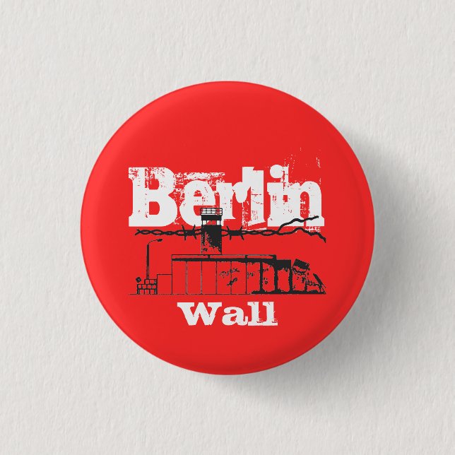 Berliner Mauer Design 3 Cm Round Badge (Front)