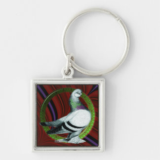 Berliner Pigeon Circle Key Ring