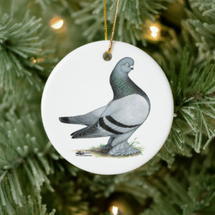 Berliner Tumbler Blue Bar Ceramic Tree Decoration