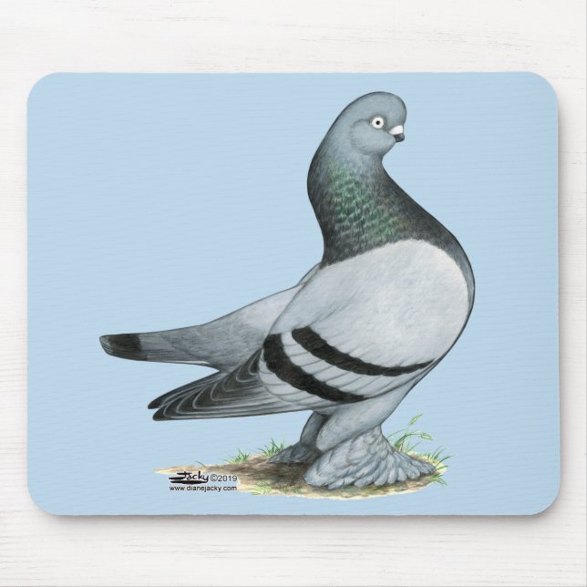 Berliner Tumbler Blue Bar Mouse Pad (Front)