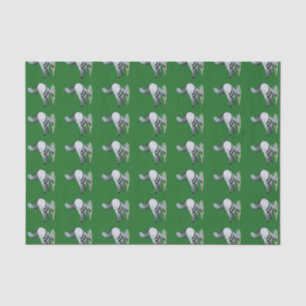 Berliner Tumbler Pigeon Blue Bar Tissue Paper