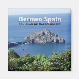 Bermeo Spain Gaztelugatxe Travel Souvenir Magnet