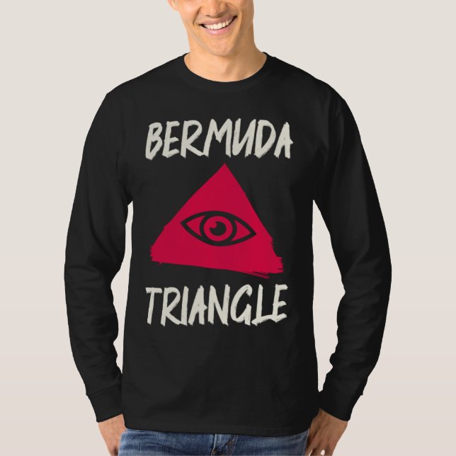 Bermud Triangle Research Ocean Bermuda Triangle T-Shirt (Front)