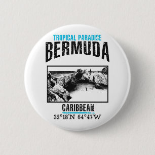 Bermuda 6 Cm Round Badge