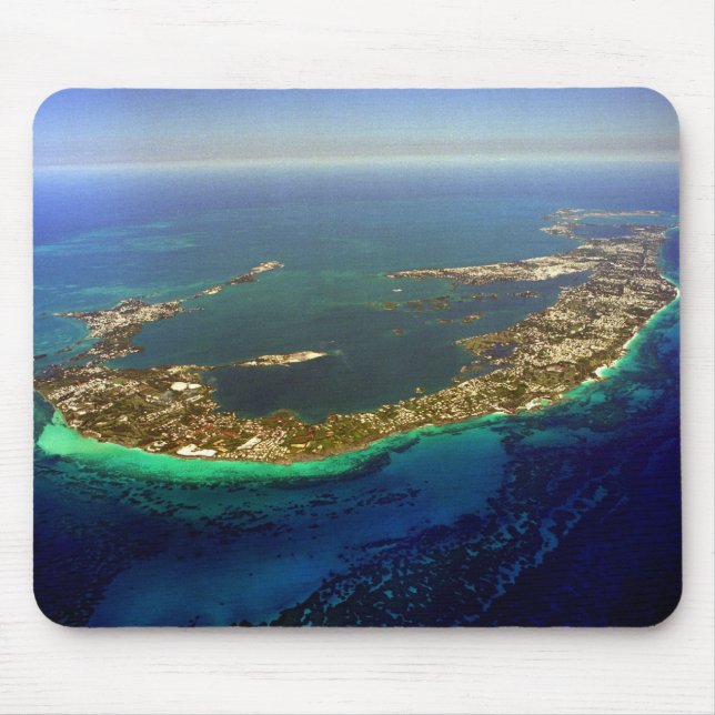 Bermuda Aerial Photograph Mouse Pad (Front)