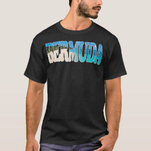 Bermuda Beach Pink Sand Ocean Summer Gift Keepsake T-Shirt
