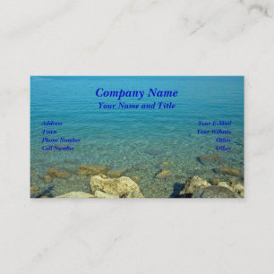 Bermuda Blue Green Waters Business Card