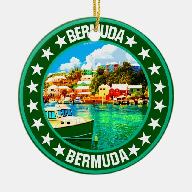 Bermuda                                            ceramic tree decoration (Front)