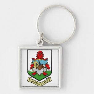 Bermuda Coat of arms BM Key Ring