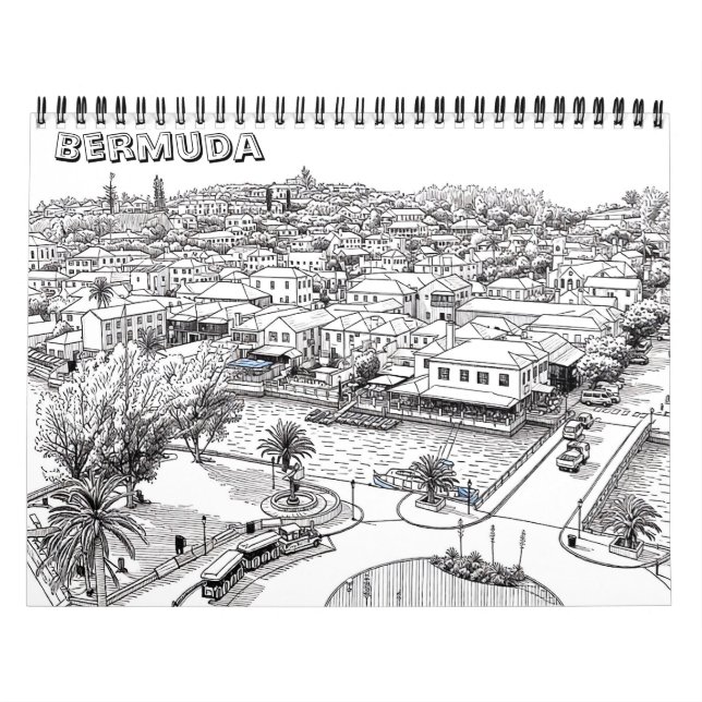 Bermuda Colourize Calendar (Cover)