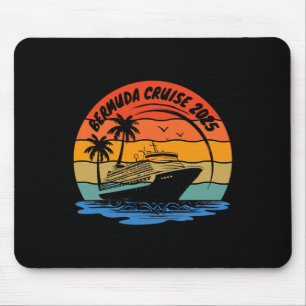 Bermuda Cruise 2025 Matching Family Vacation Cruis Mouse Pad