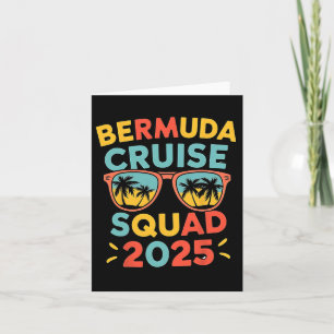 Bermuda Cruise 2025 Vacation Trip Matching Family  Card