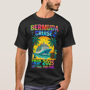 Bermuda Cruise Squad 2025 Family Sea Adventure Mat T-Shirt