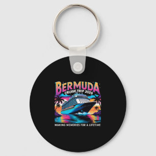 Bermuda Cruise Trip 2025 Sunset Vacation Gift 2 Key Ring