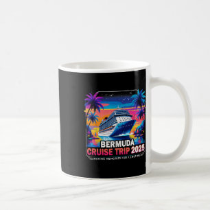 Bermuda Cruise Trip 2025 Sunset Vacation Gift 3  Coffee Mug