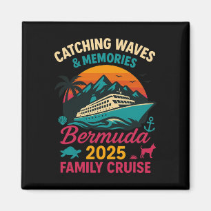 Bermuda Family Cruise 2025 Vacation Tee For Men Wo Magnet