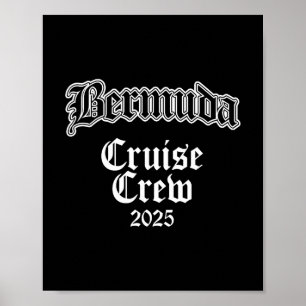 Bermuda Family Cruise Crew 2025 Poster