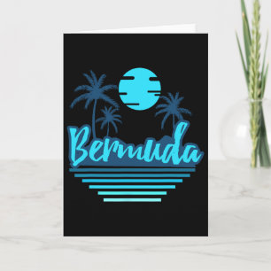 Bermuda Family Vacation Trip Travel Men Women Card