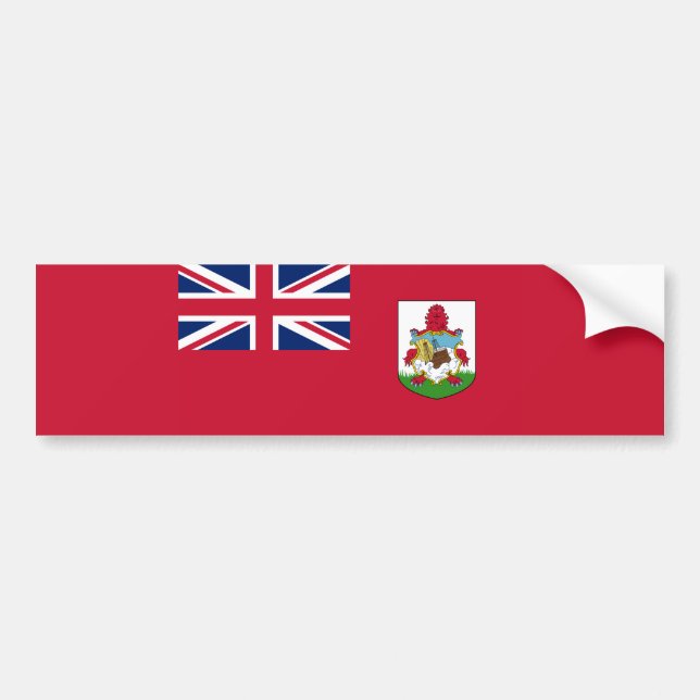 Bermuda Flag (Bermudian) (Caribbean Islands) Bumper Sticker (Front)