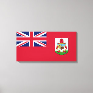 Bermuda Flag (Bermudian) (Caribbean Islands) Canvas Print
