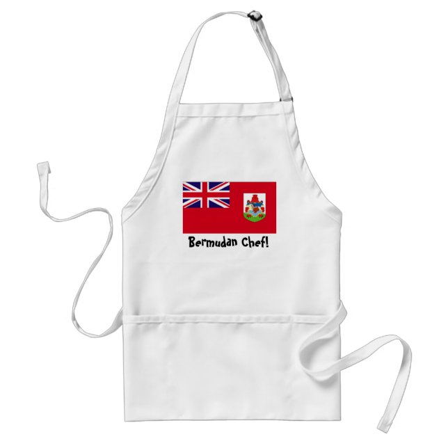 Bermuda flag chef apron (Front)