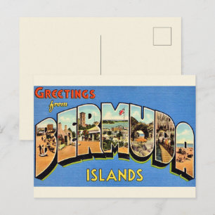 Bermuda Greetings Postcard