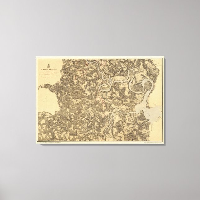 Bermuda Hundred, Virginia Canvas Print (Front)