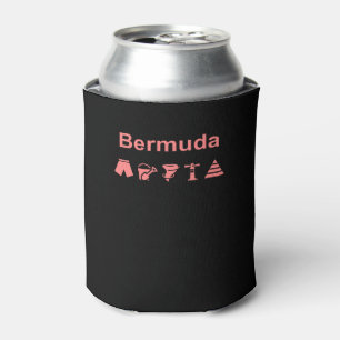 Bermuda Icons Dark Colour Can Cooler