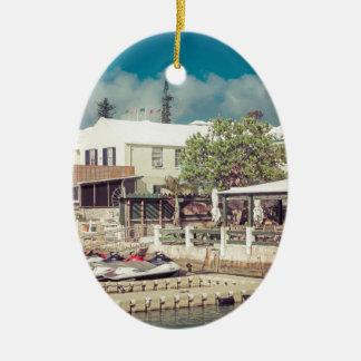 Bermuda Jet ski Ceramic Tree Decoration