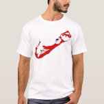Bermuda map BM T-Shirt<br><div class="desc">Flag of Bermuda BM,  Hamilton,  Coat of arms,  armorial bearings,  Flag-map</div>