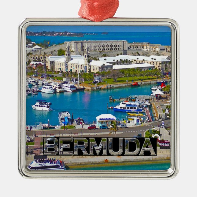 Bermuda Metal Tree Decoration (Front)