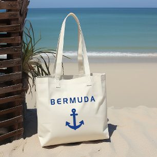Bermuda Old Anchor for Sailing Light-Colour Tote Bag