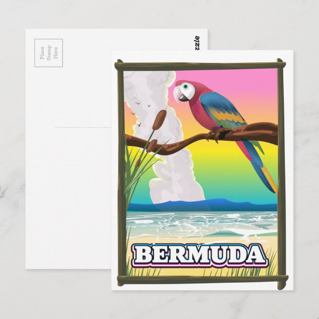 Bermuda Paraside. Postcard (Front/Back)