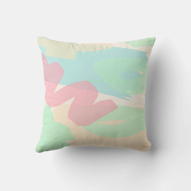 Bermuda Pastels Cushion (Back)