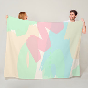 Bermuda Pastels Fleece Blanket