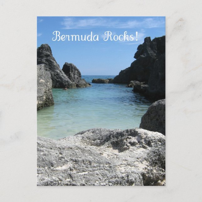 Bermuda Rocks Postcard (Front)