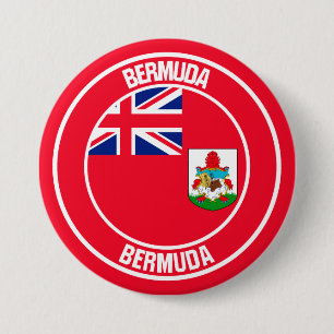 Bermuda Round Emblem 7.5 Cm Round Badge